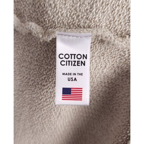 Cotton Citizen Brooklyn Oversized Sweatshirt Size M Womens Beige $225 - Picture 9 of 13